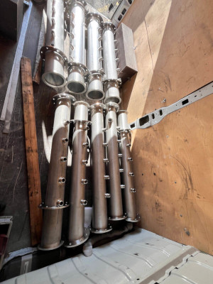 Stainless steel piping components – distribution panels